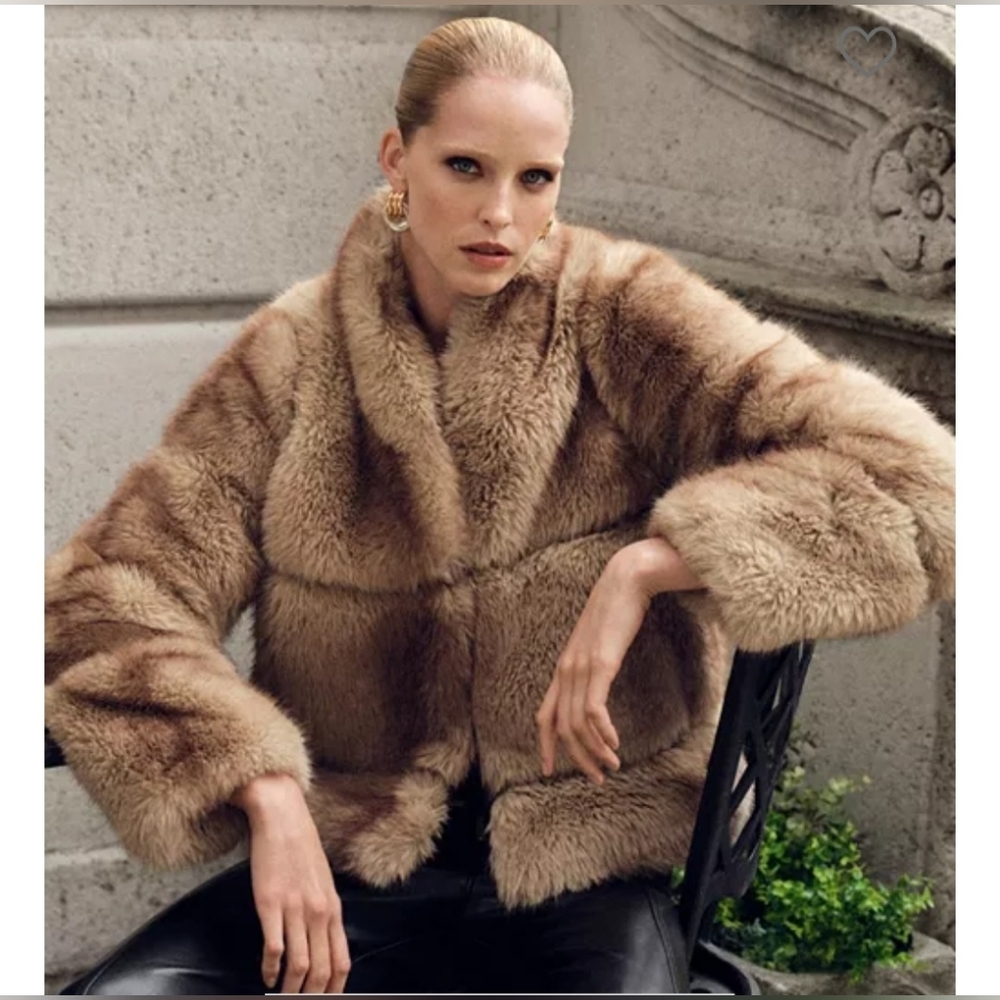 Apparis Tan Teddy Jacket